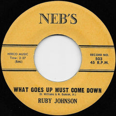 JOHNSON, RUBY |WHAT GOES UP MUST COME DOWN