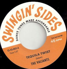 VALIANTS "Tequila Twist" / SHAN-TONES "Sheba" 7"| Swingin' Sides Series