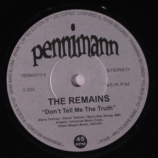 Remains|Don't Tell Me Truth / Listen To Me