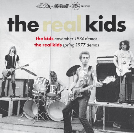Real Kids |The Kids 1974 Demos / The Real Kids 1977 Demos" Gatefold LP + 32 page booklet