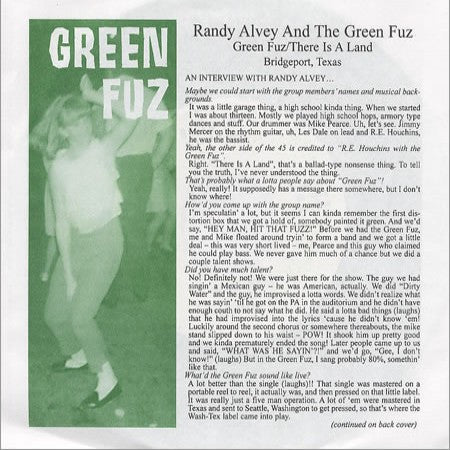 Alvey, Randy - Green Fuz