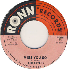 Taylor, Ted|Miss You So