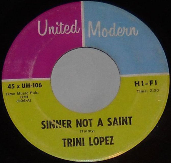 Lopez, Trini|Sinner Not A Saint